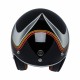 CASCO TORC T-50 Luminous Torc 3/4 Open Face Helmet Gloss Black