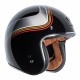 CASCO TORC T-50 Luminous Torc 3/4 Open Face Helmet Gloss Black