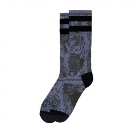 CALCETINES AMERICAN SOCKS SIGNATURE SNAKE EATER, DOUBLE BLACK STRIPED