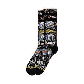 CALCETINES AMERICAN SOCKS SIGNATURE LUCKY VANDALS, DOUBLE BLACK STRIPED
