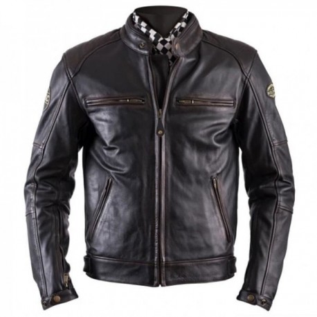 HELSTONS TRACK BROWN JACKET - PURERACER S.L
