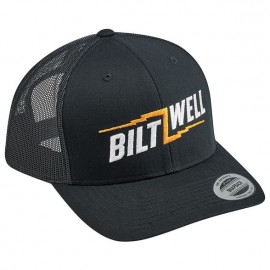 BILTWELL BOLTS 2 SNAPBACK CAP BLACK/WHITE/ORANGE