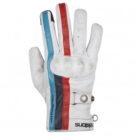 GUANTES HELSTONS BURTON WHITE BLUE RED