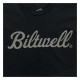 BILTWELL SCRIPT GREY T-SHIRT BLACK