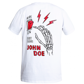 JOHN DOE RIDE ON WHITE T-SHIRT