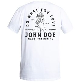 JOHN DOE ROSE WHITE T-SHIRT