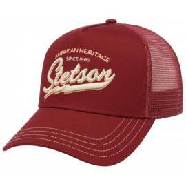 STETSON Trucker Cap American Heritage Classic burgundy