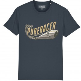 PURERACER EXHAUST PIPE INK GREY T-SHIRT