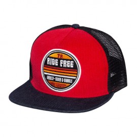 GORRA KING KEROSIN RIDE FREE CAP RED/BLACK