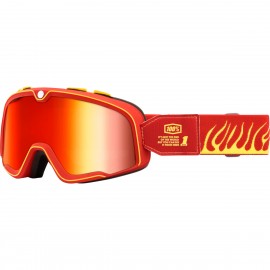 100% BARSTOW GOGGLE DEATH SPRAY MIRROR RED LENS