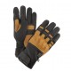 HELSTONS WISLAY HIVER BLACK GLOVES GOLD GLOVES