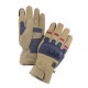 HELSTONS WISLAY HIVER WHITE RED BLUE GLOVES
