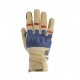 HELSTONS WISLAY HIVER WHITE RED BLUE GLOVES