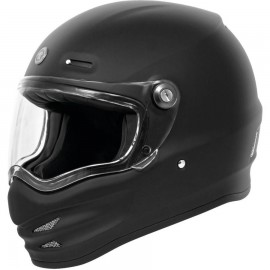 CASCO TORC T-9 Retro Full Face Helmet Flat Black
