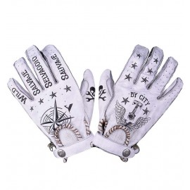 BY CITY SECOND SKIN MAN TATTOO WHITE GLOVES