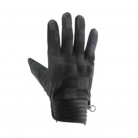 GUANTES HELSTONS SIMPLE BLACK/CHECKERS
