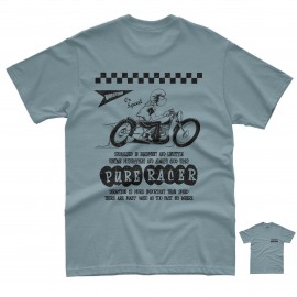 PURERACER DIRECTION OR SPEED T-SHIRT BLUE CITADEL