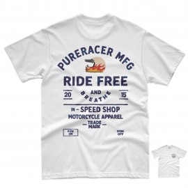 PURERACER RIDE FREE T-SHIRT WHITE