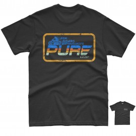 PURERACER RIDERS ENTHUSIASTS T-SHIRTS BLACK