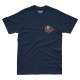 PURERACER STRONG AND FAST PISTON T-SHIRTS BLUE NAVY
