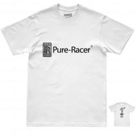 PURERACER WITH CLASS WHITE T-SHIRT