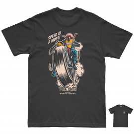 PURERACER SPEED IS A MUST BLACK T-SHIRT