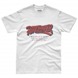 PURERACER THE SPEED SHOP WHITE T-SHIRT