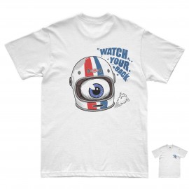 CAMISETA PURERACER WATCH YOUR BACK WHITE