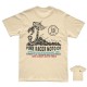 PURERACER TOOL AND WINGS BUTTER T-SHIRT