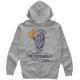 PURERACER ITS ALL RIGHT HEATHER GREY HOODIE