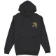 SUDADERA CAPUCHA PURERACER WATCH YOUR BACK BLACK