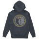 PURERACER CIRCLE CHECKERS INK GREY HOODIE