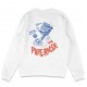 PURERACER STRONG AND FAST PISTON VINTAGE WHITE SWEATSHIRT