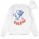 SUDADERA PURERACER STRONG AND FAST PISTON VINTAGE WHITE