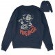 SUDADERA PURERACER STRONG AND FAST PISTON BLUE NAVY