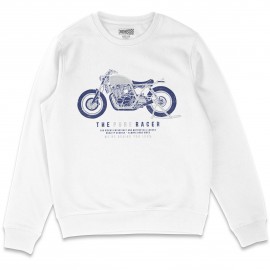 SUDADERA PURERACER THE PURE RACER 2 VINTAGE WHITE