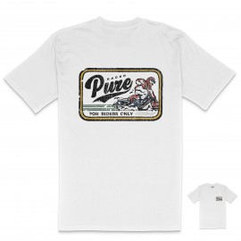 PURERACER OLD PATCH WHITE T-SHIRT