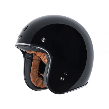 CASCO TORC T-50 ECE Retro Open Face Helmet Gloss Black