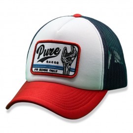PURERACER TOOL WHITE RED BLUE CAP