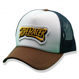 PURERACER THE SPEED SHOP WHITE BROWN BLUE CAP