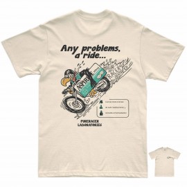 PURERACER ANY PROBLEMS RAW T-SHIRT