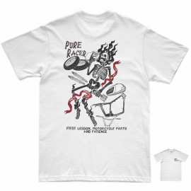 CAMISETA PURERACER PATIENCE AND PARTS WHITE