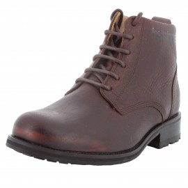 HELSTONS DEVILLE BROWN LEATHER BOOTS