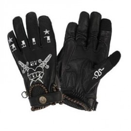 BY CITY SECOND SKIN MAN TATTOO BLACK GLOVES