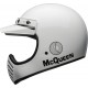 BELL Moto-3 - Steve McQueen Gloss White/Black helmet