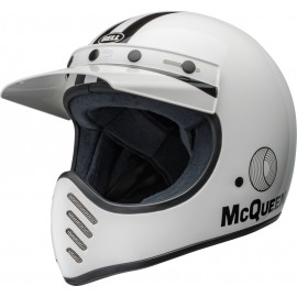 BELL Moto-3 - Steve McQueen Gloss White/Black helmet
