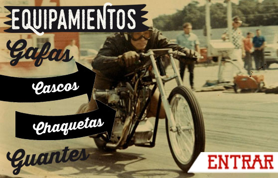 Equipamientos de moto custom vintage